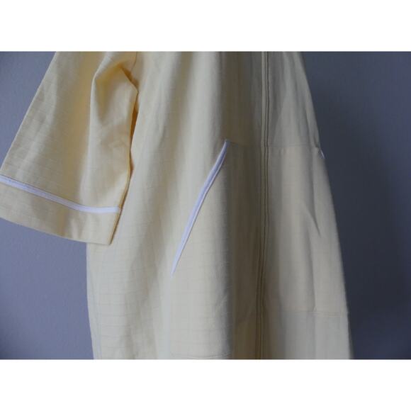 NWT Classic Elements Hooded Robe Womens LARGE Full Zip Textured Coastal Cottage - Picture 3 of 12